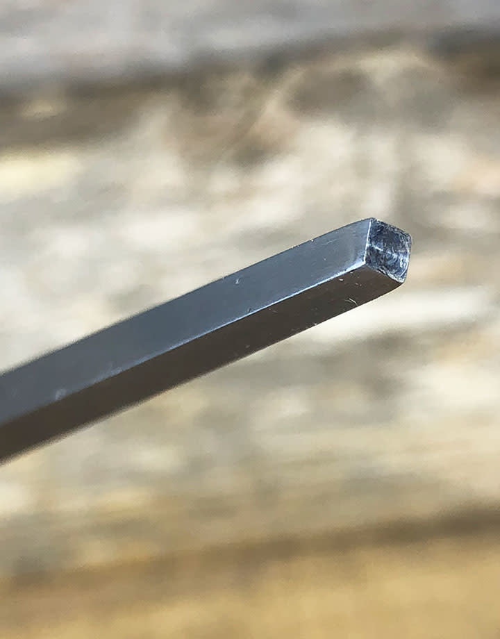 MD1511 = Square Bezel Mandrel 4mm - 10mm by Durston