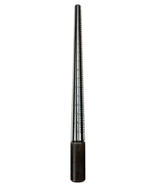 MD276 = Economy Steel Ring Mandrel with Size Markings (1-15)