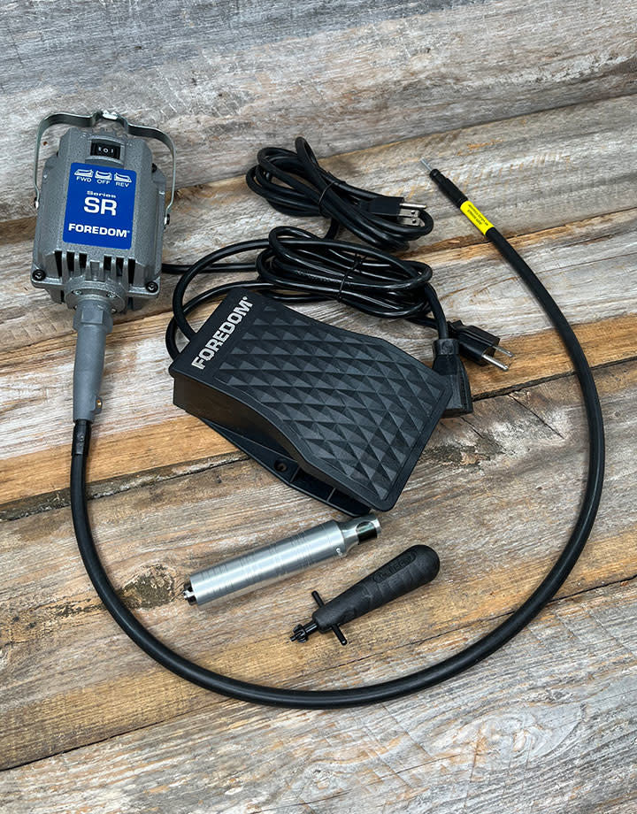 MO2510 = Foredom Flexshaft - SR Motor with FCT Foot Pedal & #30 Handpiece