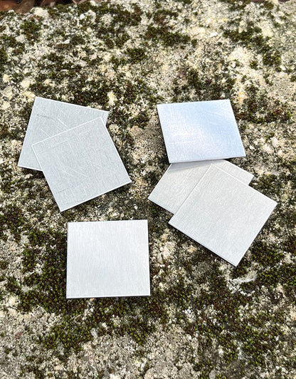 MSAL30320 = Aluminum Shape Square 1" (20ga) (Pkg of 6)