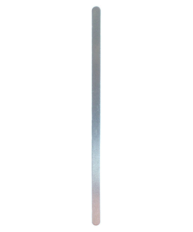MSAL39014 = Aluminum Bracelet Blanks 1/4'' x 6'' 14ga (Pkg of 24)