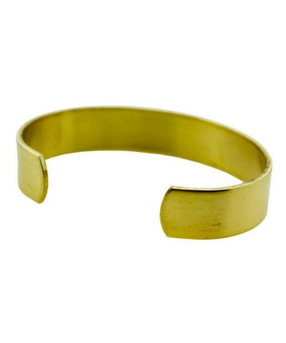 MSBR1002 = Brass Bracelet Cuff Flat 1/2'' Wide