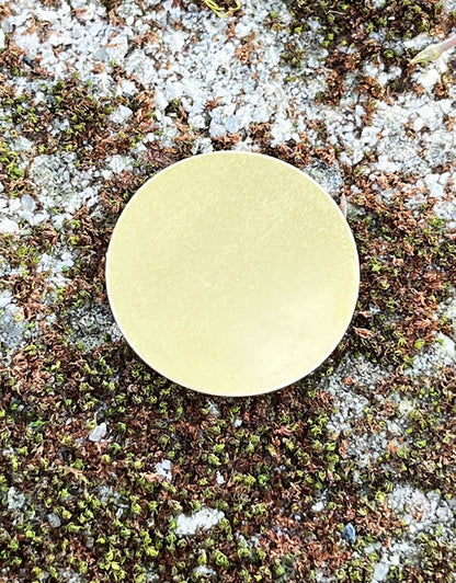 MSBR10624 = BRASS SHAPE - ROUND 1'' dia (24ga) (Pkg of 6)