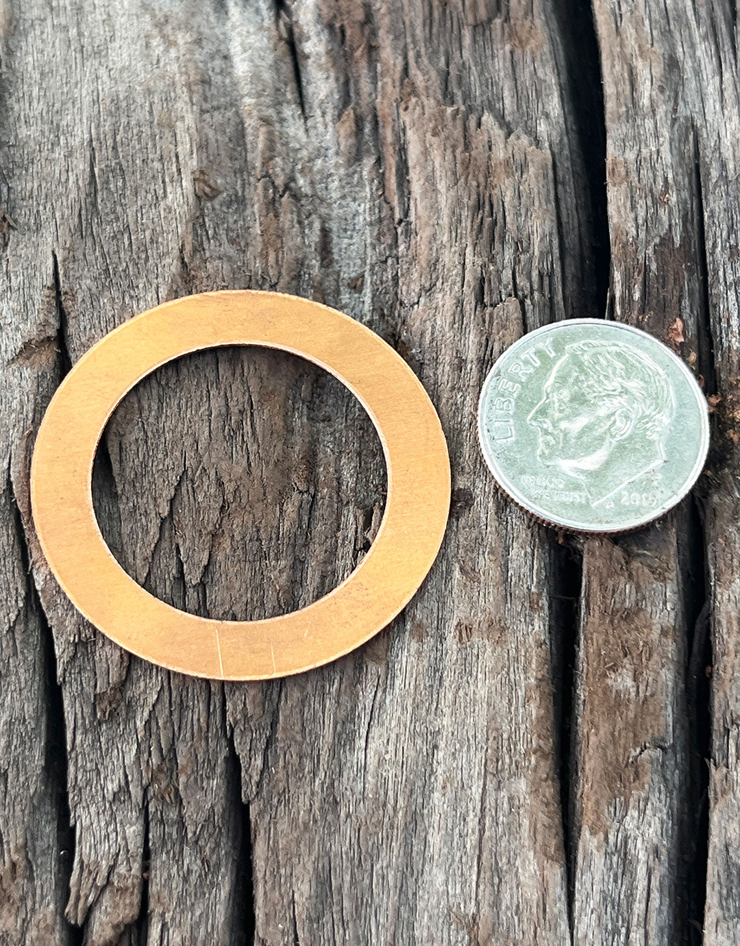 MSC16624 = Copper Washer 1-1/4'' Dia (24ga) (Pkg of 10)