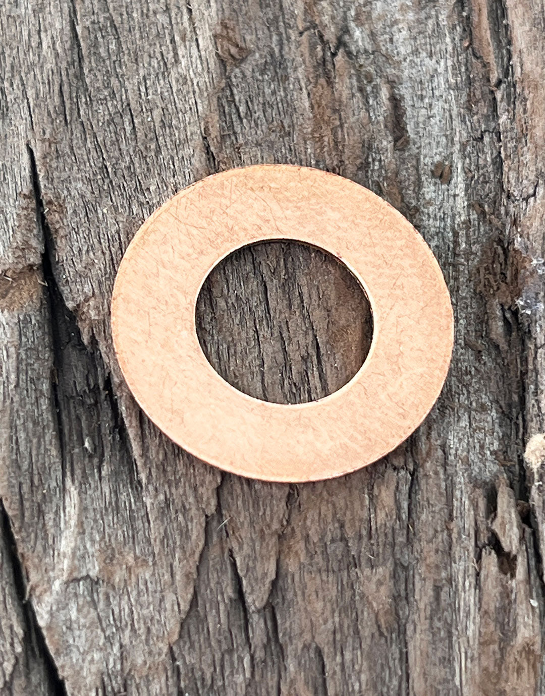 MSC16824 = Copper Washer 24ga 3/4''x3/8'' ID (Pkg of 6)