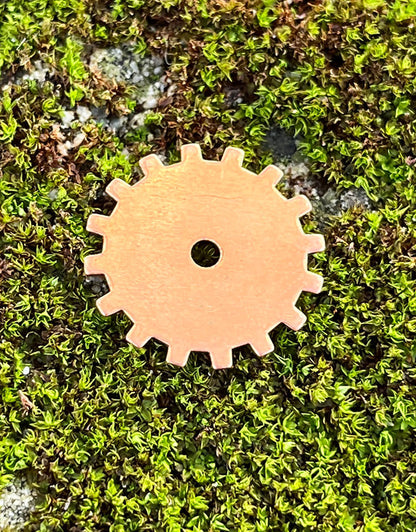 MSC56224 = COPPER SHAPE - GEAR SOLID  24ga 3/4'' (Pkg of 6)