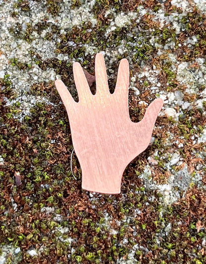 MSC59424 = COPPER SHAPE - HAND 3/4'' x 7/8''  24ga (Pkg of 6)