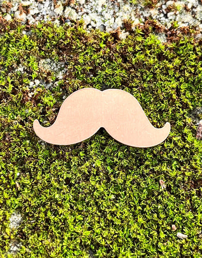 MSC59524 = COPPER SHAPE - LARGE MUSTACHE 24ga (Pkg of 6)