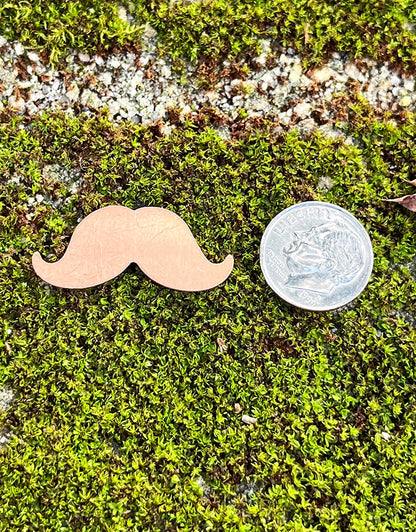 MSC59524 = COPPER SHAPE - LARGE MUSTACHE 24ga (Pkg of 6)
