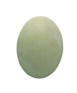 MSN21424 = NICKEL SILVER SHAPE - OVAL 24ga 25 x 18mm  (Pkg of 6)