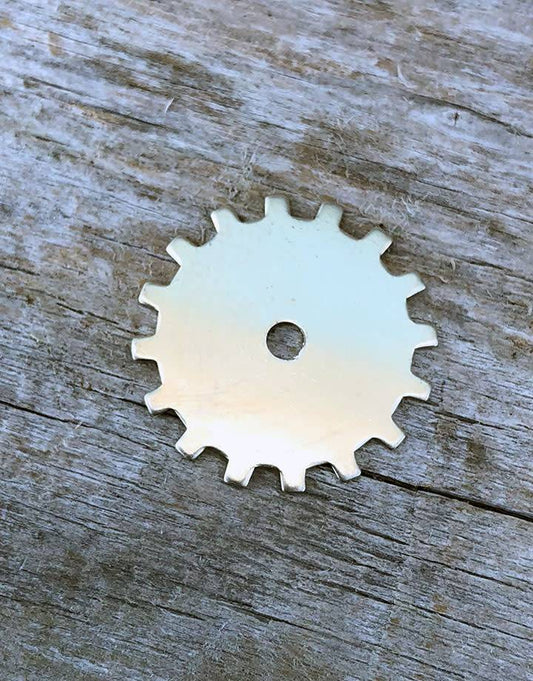 MSN56224 = Nickel Silver Shape - SOLID GEAR 24ga 3/4''  (Pkg of 6)