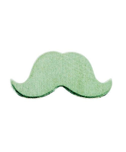 MSN59624 = Nickel Silver Shape - SMALL MUSTACHE  24ga (Pkg of 6)