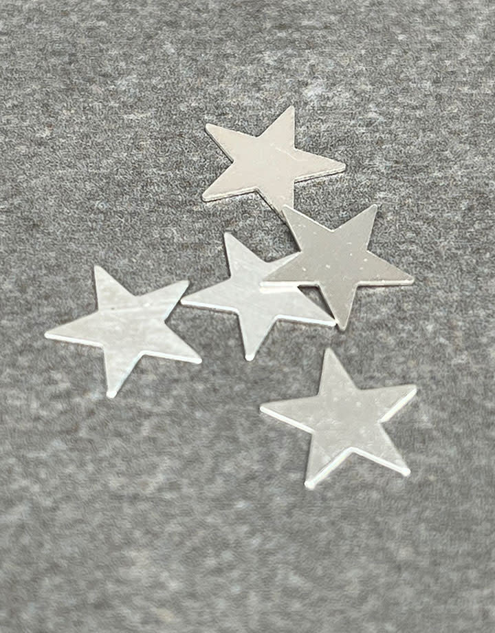 MSS53630 = Sterling Star Stamping 9mm x 30ga (Pkg of 5)