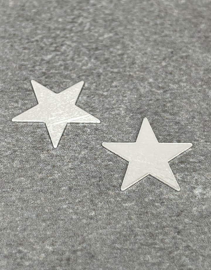 MSS53725 = Sterling Star Stamping 15mm x 25ga (Pkg of 2)