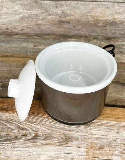PB400 = Pickle Pot  ''Little Pickler''  with White Bowl 16oz