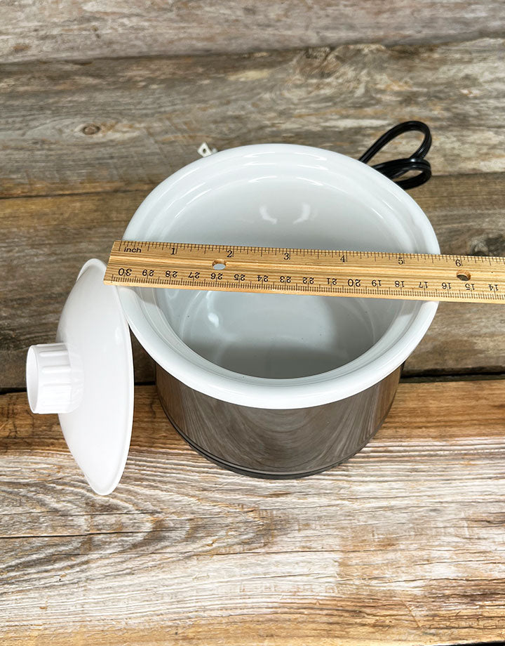 PB400 = Pickle Pot  ''Little Pickler''  with White Bowl 16oz