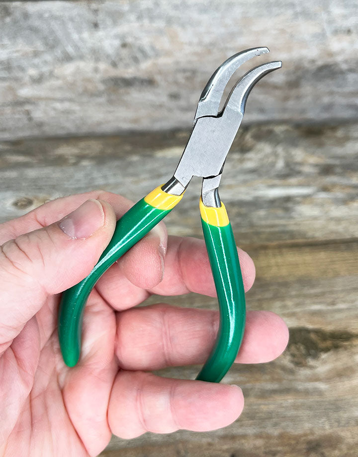 PL1733 = Bent Nose Stone Setting Pliers