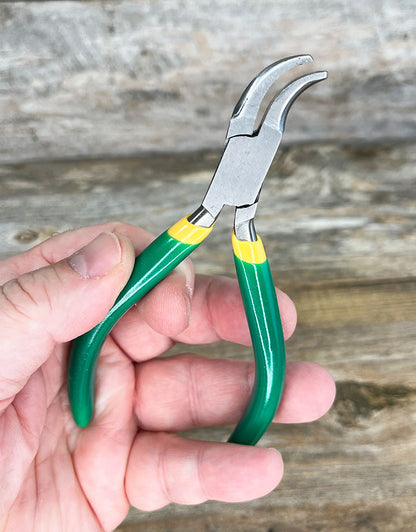 PL1733 = Bent Nose Stone Setting Pliers