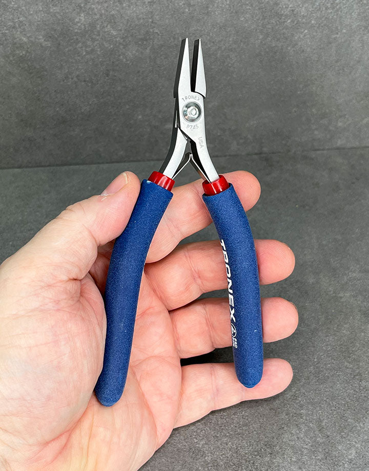 PL30X45 = Tronex 545/745 Wide Flat Short Nose Pliers