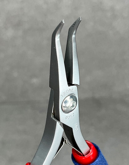PL30X57 = Tronex 557/757 Bent Nose 60deg Fine Tip Pliers