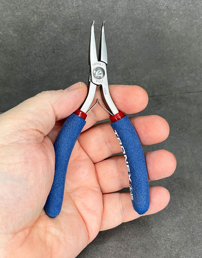 PL30X57 = Tronex 557/757 Bent Nose 60deg Fine Tip Pliers