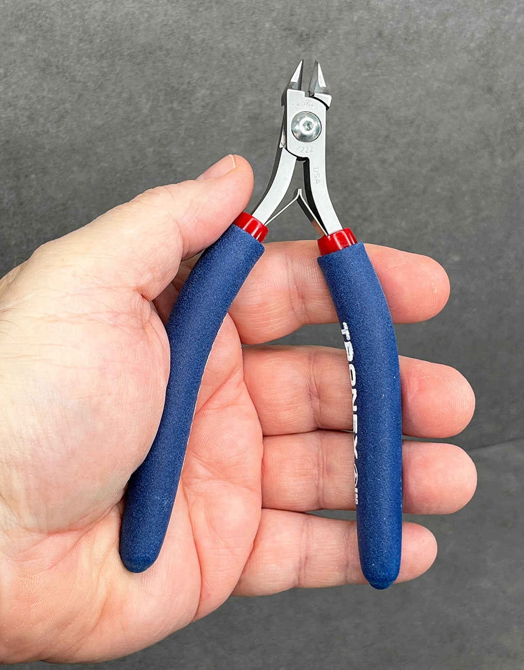 PL3X222 = Tronex 5222 Tapered Head Flush Cutter - Short Handle