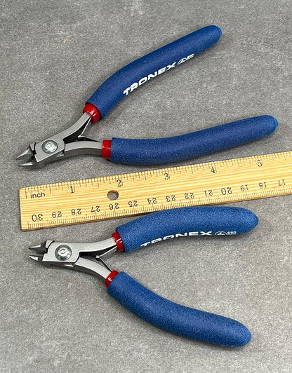 PL3X222 = Tronex 5222 Tapered Head Flush Cutter - Short Handle
