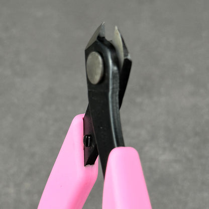 PL42194P = Xuron Hard Wire Cutter with Tapered Head with Pink Handles