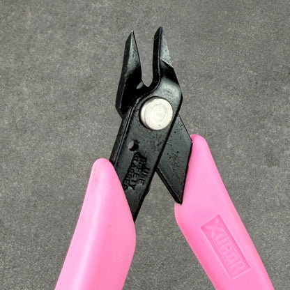 PL4487P = Jump Ring Plier with Chisel Nose by Xuron with Pink Handles