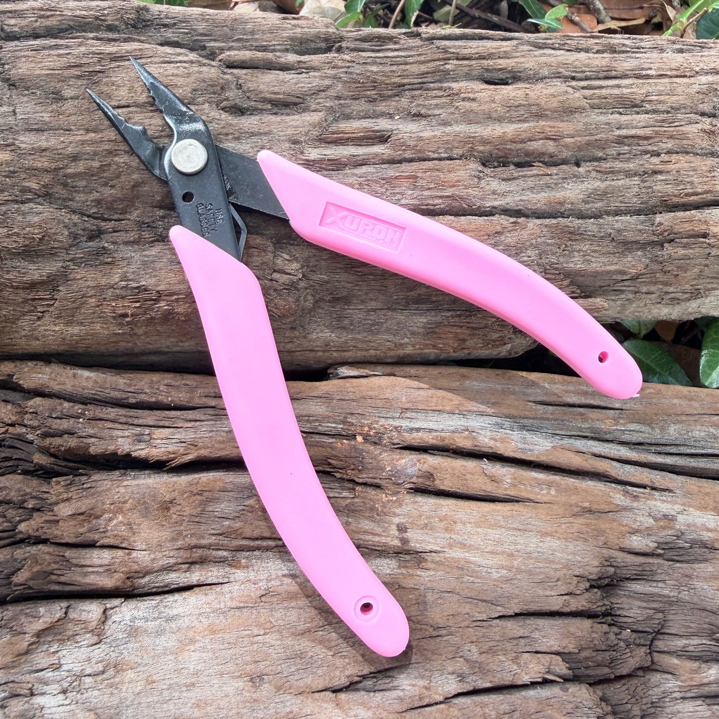 PL4494P = 4 in 1 Bead Crimping Plier by Xuron with Pink Handle