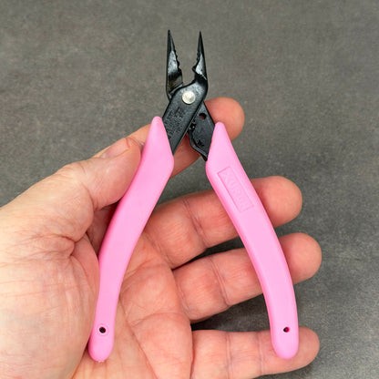PL4494P = 4 in 1 Bead Crimping Plier by Xuron with Pink Handle