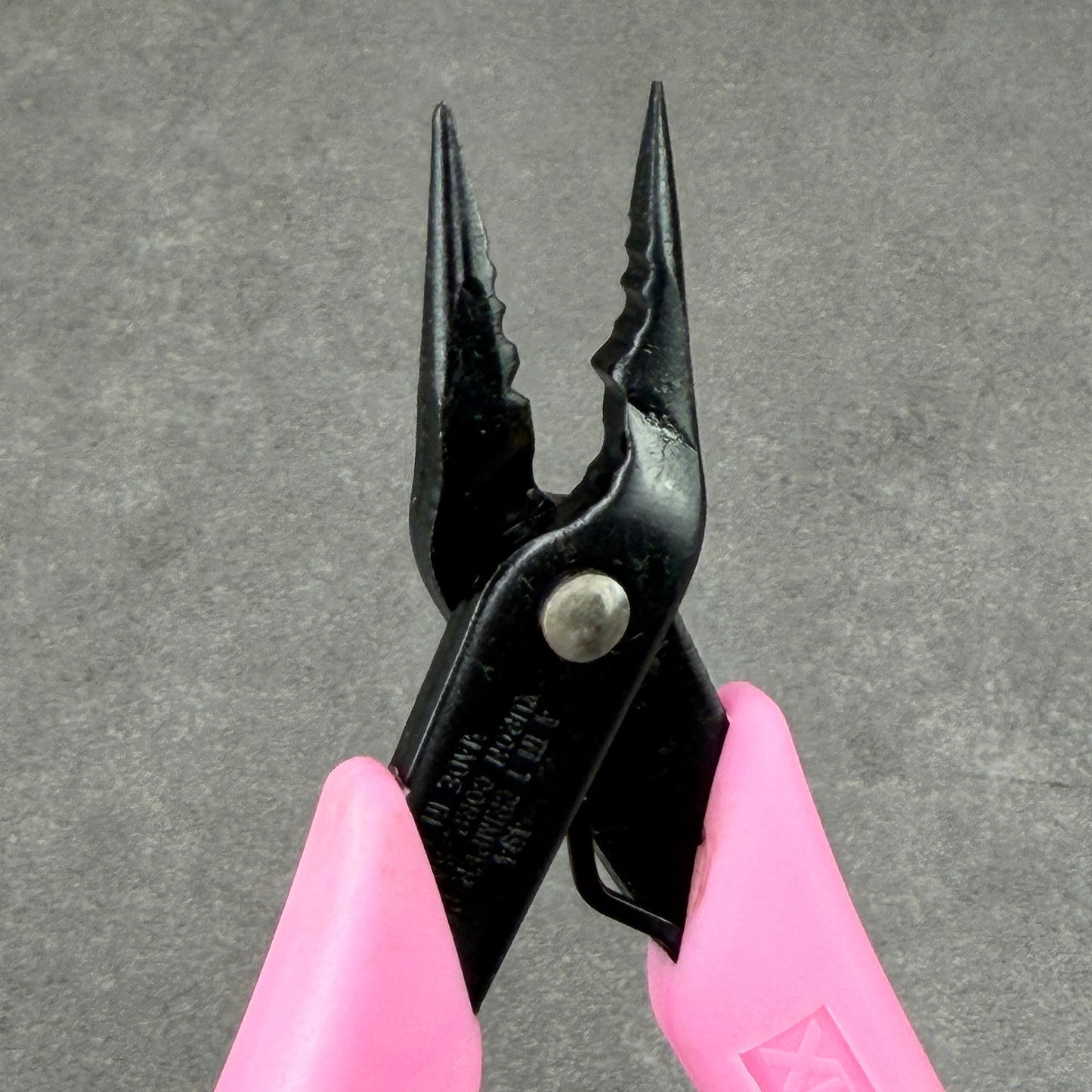 PL4494P = 4 in 1 Bead Crimping Plier by Xuron with Pink Handle