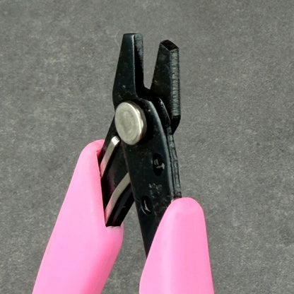 PL4691P = Xuron Double Flush Wire Cutter with Pink Handles