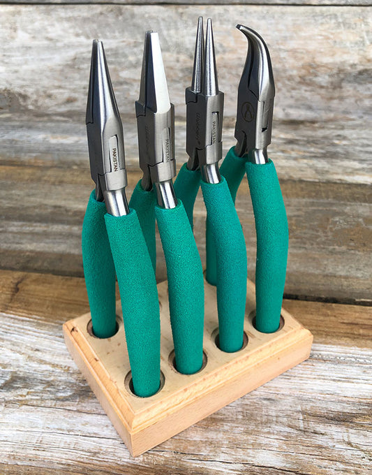 PL6097 = Wubbers Plier Set (4 pcs) with Stand