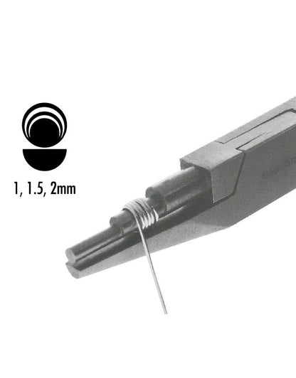 PL6461 = 3-Step Round Looping Pliers 1mm, 1.5mm, 2mm