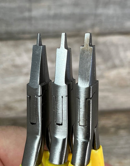 PL744X = Flat Nose Pliers with Narrow Tip = Choose Width