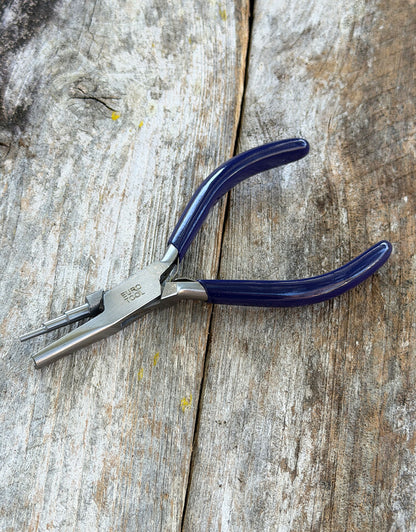 PL7480 = Looping Pliers with Stepped Jaw and Concave Jaw by Eurotool