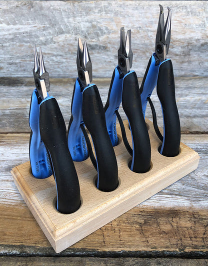 PL7897RX = Lindstrom RX 4 Piece Plier Set in Wood Stand