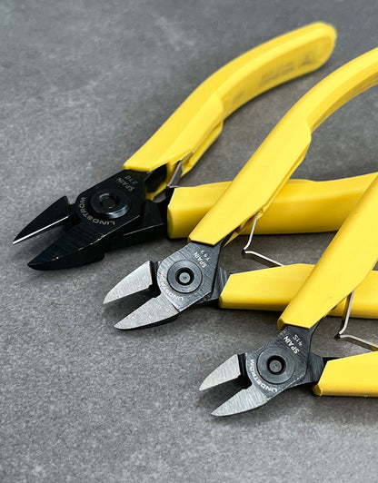 PL814X = Lindstrom Yellow Handle Side Cutters