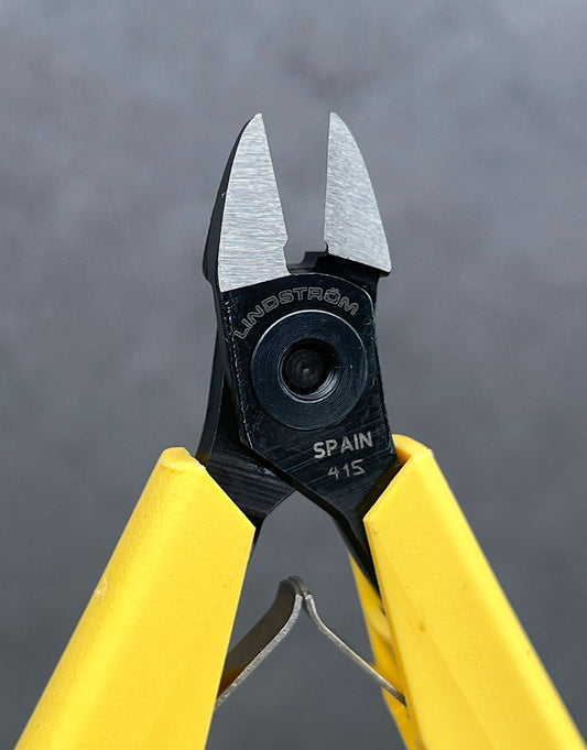 PL814X = Lindstrom Yellow Handle Side Cutters