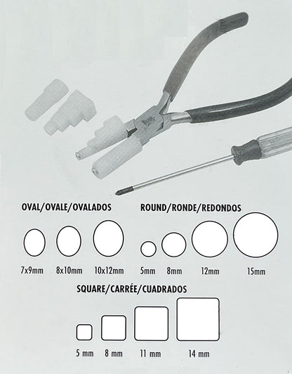 PL8569 = Interchangeable Stepped Nylon Jaw Pliers