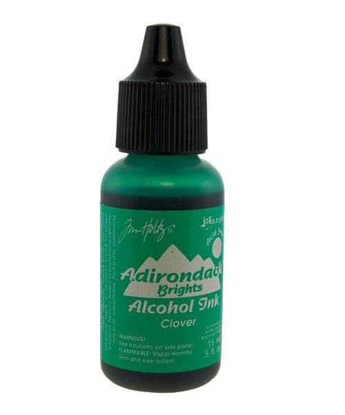 PM4024 = Tim Holtz Adirondack Alcohol Ink Brights CLOVER 0.5oz