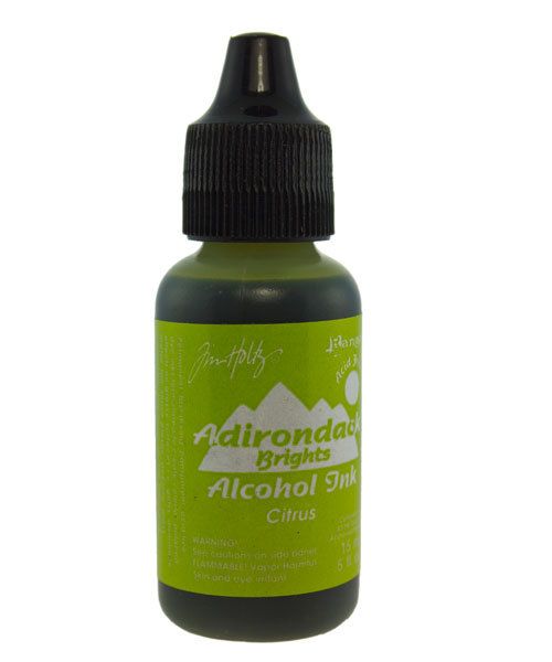 PM4032 = Tim Holtz Adirondack Alcohol Ink Brights CITRUS 0.5oz