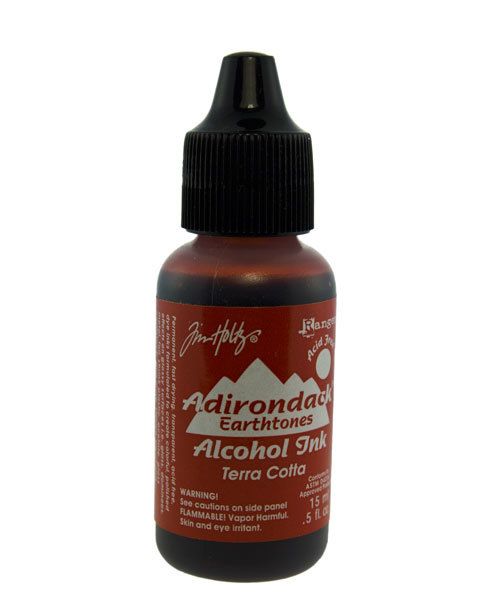 PM4047 = Tim Holtz Adirondack Alcohol Ink Earthtones TERRA COTTA 0.5oz