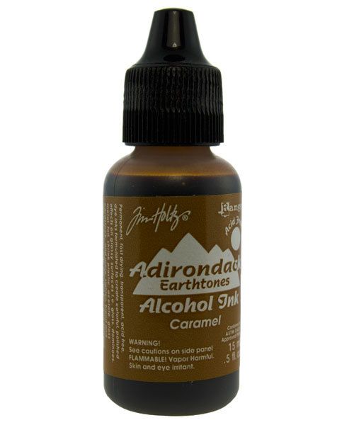 PM4053 = Tim Holtz Adirondack Alcohol Ink Earthtones CARAMEL 0.5oz