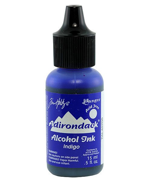 PM4066 = Tim Holtz Adirondack Alcohol Ink INDIGO 0.5oz
