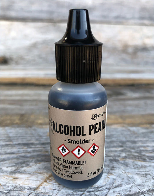PM4127 = Tim Holtz Alcohol Ink Pearls SMOLDER
