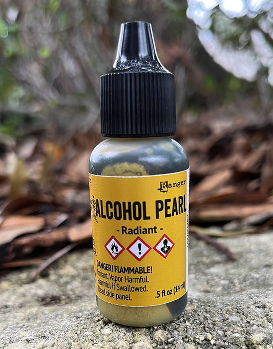 PM4152 = Tim Holtz Alcohol Pearl Ink RADIANT 0.5oz
