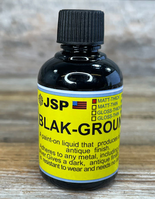 PM6XX = Blak-Ground Antique Black Matt Finish Thick Flow