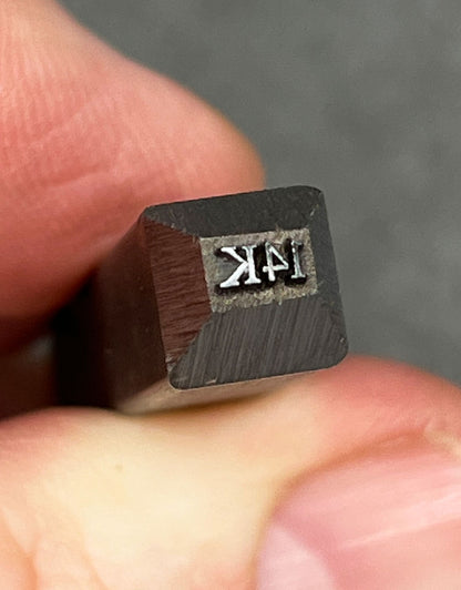 PN30X = Jewelers Metal Stamp, Hardened Steel